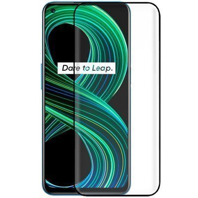 Protector Pantalla Cristal Templado COOL para Realme 8 5G / Narzo 30 5G (FULL 3D Negro)
