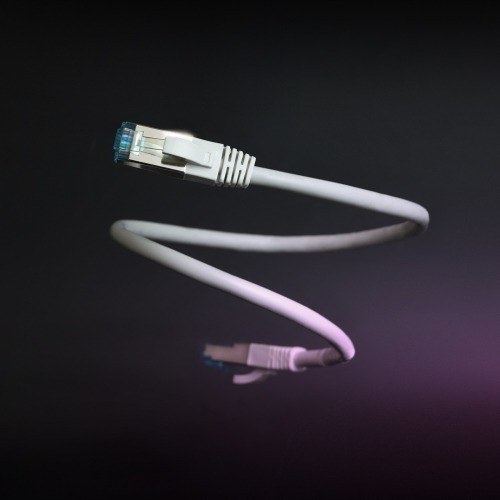 Nanocable Cable de Red Cat.7 600MHZ LSZH SFTP PIMF AWG26, Gris, 50 cm