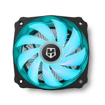 Ventilador disipador cpu compacto nox hummer h - 123 rgb intel amd