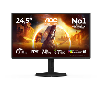 G4 25G4SXU pantalla para PC 62,2 cm (24.5) 1920 x 1080 Pixeles Full HD LED Negro, Gris