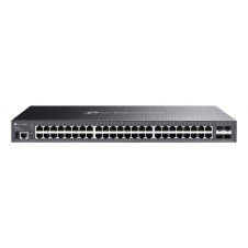 SWITCH TP-LINK SG5452X 48 PUERTOS GIGABIT + 4 PUERTOS SFP, NEGRO