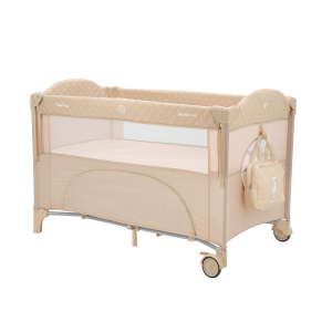Cuna de viaje 2 niveles Milky Way Beige 2023