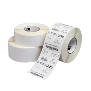 Zebra Z-Select 2000T - Etiquetas adhesivas acrílicas permanentes forradas mate perforadas - blanco - 102 x 76 mm 1 bobina x 930 uds. Coste correspondiente a venta de bobina individual.