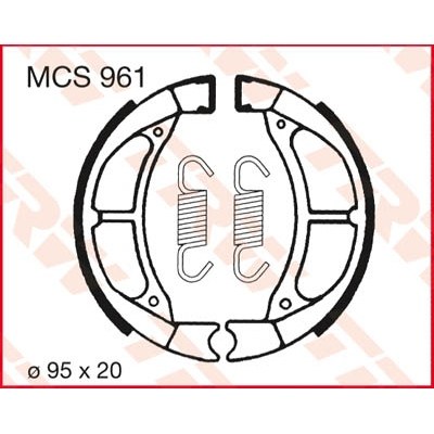 Zapatas de Freno TRW MCS961