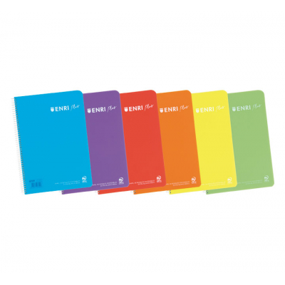 CUAD. ENRI PLUS T.PL Fº 80H 5X5 C/M STDO VIVOS - Pack de 5 unidades