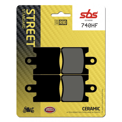 HF Street Ceramic Organic Brake Pads SBS 740HF