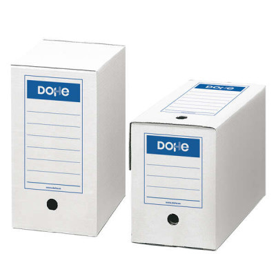 Dohe 50 Cajas de Carton de Primera Calidad - Montaje Rapido y Facil - Color Blanco