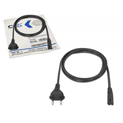 Cable Alimentacion forma 8 ocho C7 1,5m NANOCABLE
