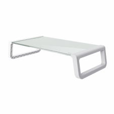 Trust 25351 soporte para monitor Transparente, Blanco Escritorio