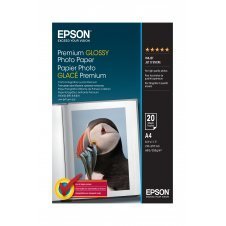 Papel Epson Premium Glossy Photo Paper - A4 - 20 Hojas C13S041287