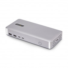 StarTech.com Docking Station USB4 - USB-C de 40Gbps - Vídeo Doble HDMI - Hasta 1x 8K 60Hz 4:4:4 (RGB) o 2x 4K 120Hz 4:2:2 - con Hub Ladrón 6x USB -