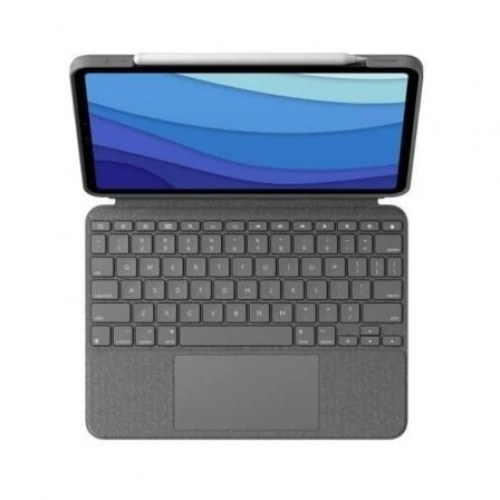 Funda con Teclado Logitech Combo Touch para Tablets Apple Ipad Pro 11 1ª / 2ª / 3ª Generación/ Gris