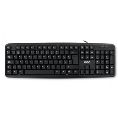 OQO-T001-U teclado USB QWERTY Español Negro