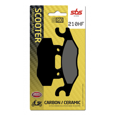 HF Street Ceramic Organic Brake Pads SBS 210HF