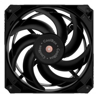 Ventilador caja coolbox 120 mm v12 black