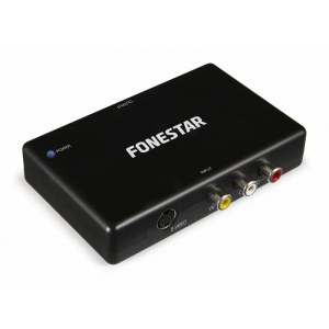 Convertidor de vídeo compuesto o S-vídeo y audio estéreo a HDMI Fonestar FO-40VH