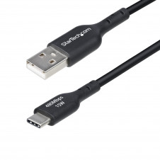 StarTech.com Cable Cargador USB-A a USB-C de 1m - Cable Adaptador USB-A a USB Tipo C - 3A - Cable de Carga y Sincronización - USB 2.0 - Recubrimiento