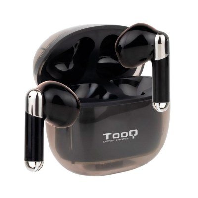 Auriculares Bluetooth TooQ Onyx TQBWH-0054B con estuche de carga/ Autonomía 4h/ Negros