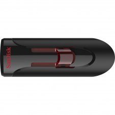 MEMORIA SANDISK 128GB USB 3.0 CRUZER GLIDE Z600 NEGRO C/ROJO