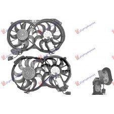 RADIATOR FAN ASSY COMPLETE (DOUBLE) 2.7-3.0 DIESEL