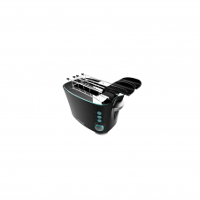 Cecotec 02184 tostadora 7 2 rebanada(s) 650 W Negro, Acero inoxidable