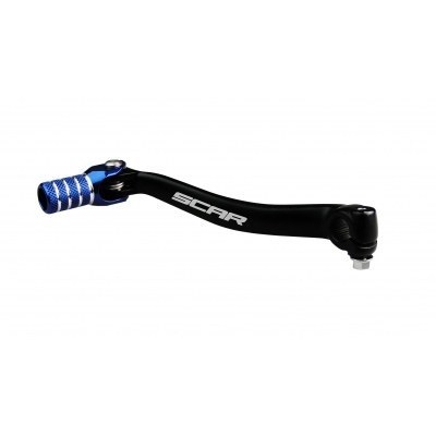 Pedal cambio SCAR negro mate Puntera azul Kawasaki KX450F GSL212