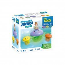 Playmobil junior tinti: familia de medusas de colores
