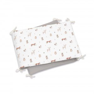 Protector para cuna 60x120 cm (reversible) estampado bosque · 607-148 Taiga