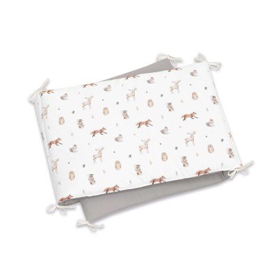 Protector para cuna 60x120 cm (reversible) estampado bosque · 607-148 Taiga