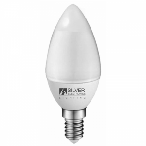 Bombilla vela Silver Electronics ECO 5W E14 3000K