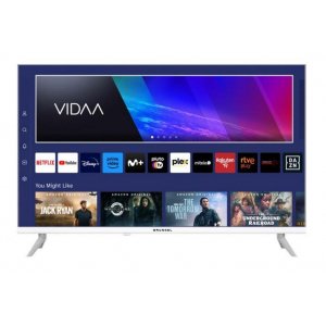 Televisión LED Grunkel 3225VDW, HD Ready, Smart TV, Vidaa, blanco