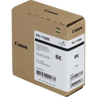 Canon PFI110BK Negro Cartucho de Tinta Original - 2364C001