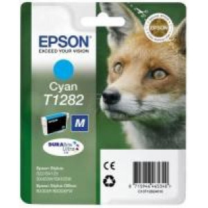Cartucho tinta epson t1282 cian 3.5ml s22 - sx125 - 420w - 425w - office bx305f - zorro
