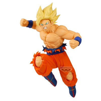 Figura banpresto dragon ball z match makers super saiyan son goku (vs broly) 13cm