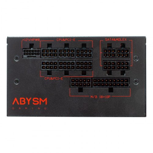 Abysm Gaming Morpheo GX5 1000W Fuente de Alimentacion 80 Plus Gold Full Modular 1000W ATX - Ventilador 120mm