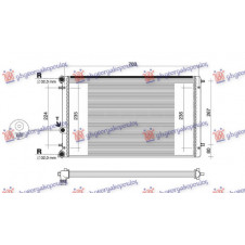 RADIATOR 1.4-1.6 PETROL /1.9 DIESEIL TDI (650x378) (NRF)