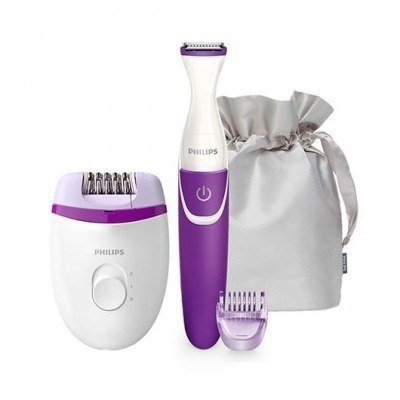 Depiladora silk - epil philips brp505 - 00 + perfilador min 3mm - lavable - mojado - seco - 2 ajustes - perfilador