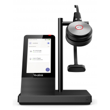 Yealink WH66 Mono Teams Sistema de audioconferencia personal Inalámbrico Diadema Oficina/Centro de llamadas USB tipo A Bluetooth Base de carga Negro