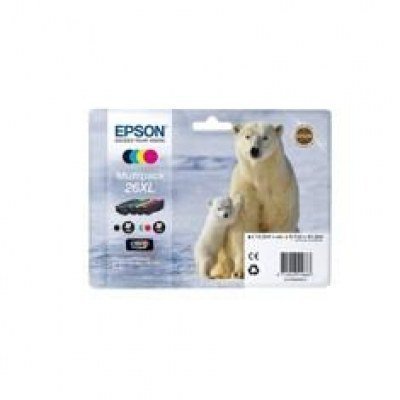 Multipack epson t263640 26xlxp - 510 - 520 - 600 - 605 - 610 - oso polar