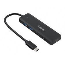 Hub Equip Usb-c A 2xusb-a 3xusb-c Negro