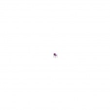 SILLA FIJA VILLALGORDO CHASIS NEGRO SIMILPIEL MORADO 27NSPMOCB