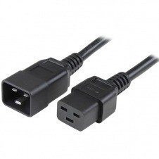 CABLE DE 1,8M C19 A C20 DE SERVICIO PESADO DE 2,5MM2 PARA ALIMENTACIÓN DE ORDENADORES