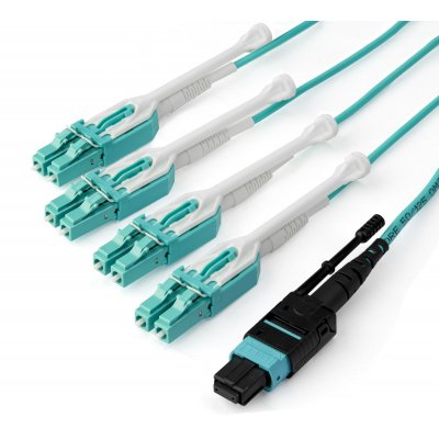 MPO8LCPL3M Cable de fibra óptica e InfiniBand 3 m MPO/MTP 8x LC Color aguamarina