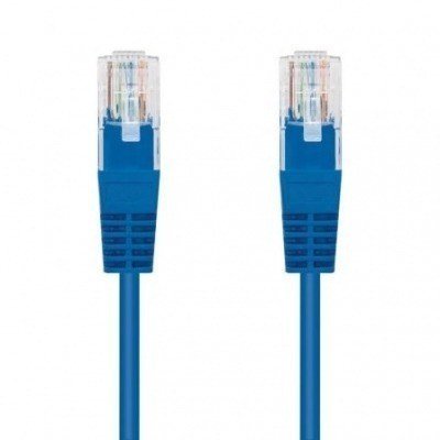 Cable de Red RJ45 UTP Nanocable 10.20.0101-BL Cat.5e/ 1m/ Azul
