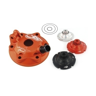 S3 Stars Head Cylinder Head & Inserts Kit Aluminium Orange KTM EXC300 STK-985TPI-300-O