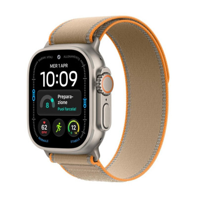 Smartwatch apple watch u4 gps+cell 49mm natural titanium case with sand trail loop m - l