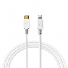 NEDIS CABLE USB | APPLE LIGHTNING | LIGHTNING DE APPLE 8-PIN | USB TYPE-C  MACHO | ORO | 2.00 M