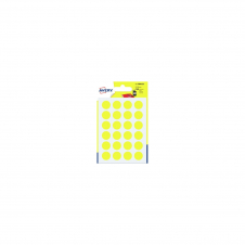 Avery PSA15J etiqueta autoadhesiva Alrededor Permanente Amarillo 168 pieza(s)