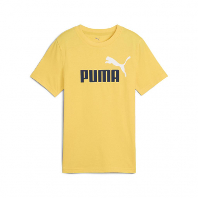 Camiseta PUMA ESS 2 COLOR No.1 Logo Tee B 685778 55 Amarillo