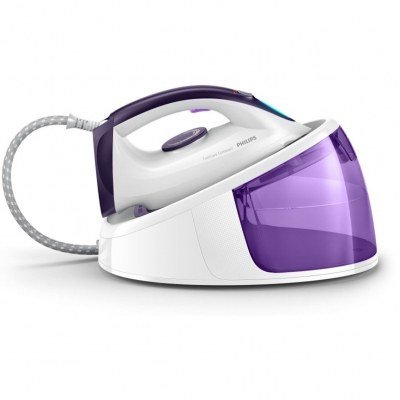 Centro planchado philips fastcare compact lila 2400w - suela ceramica - vapor continuo - antical - 1.5l